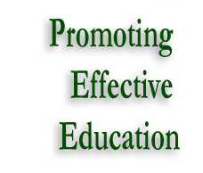 Promoting Effective Education